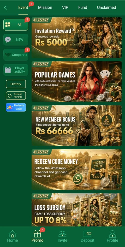 C222 bonuses